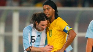 Ronaldinho y más estrellas homenajean a Messi en su despedida