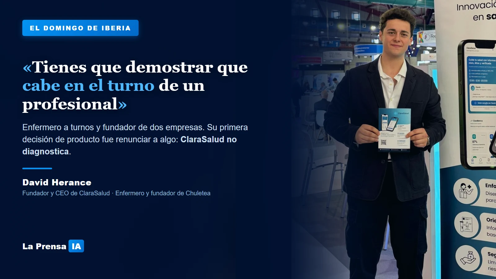 David Herance (ClaraSalud): IA en sanidad sin diagnosticar
