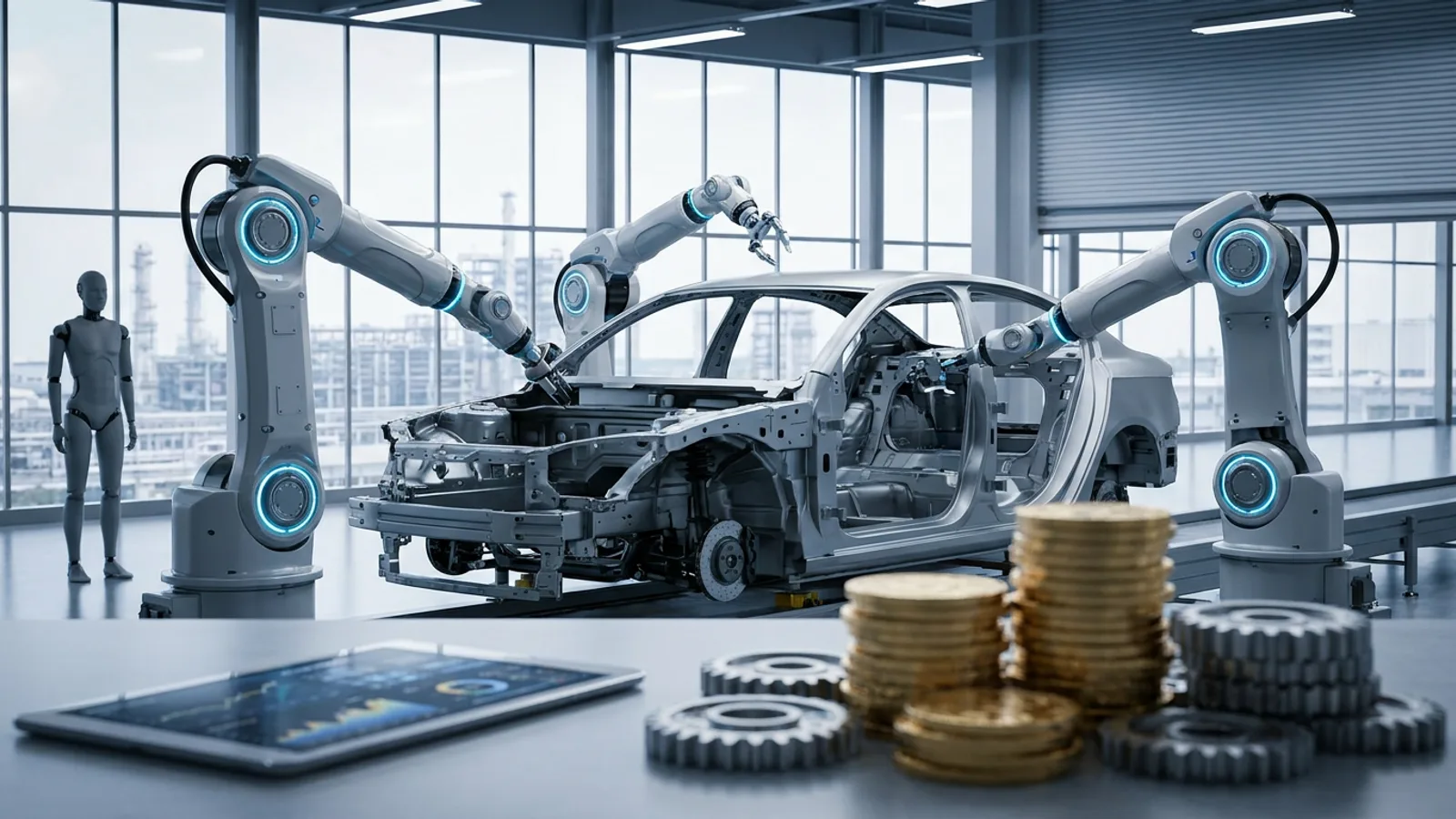 Toyota quiere 400.000 robots en sus fábricas